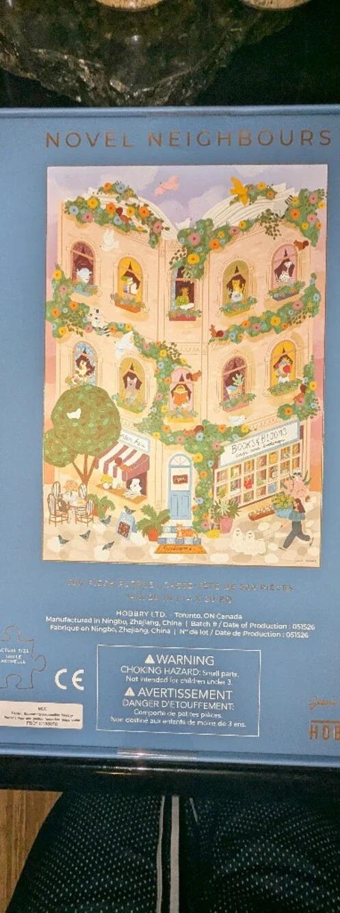 NEW - 500 PIECE HOBBRY PUZZLE - NOVEL NEIGHBOURS